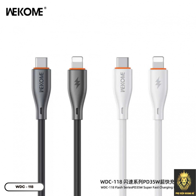 Cáp sạc TypeC-lighting Wekome WDC 118