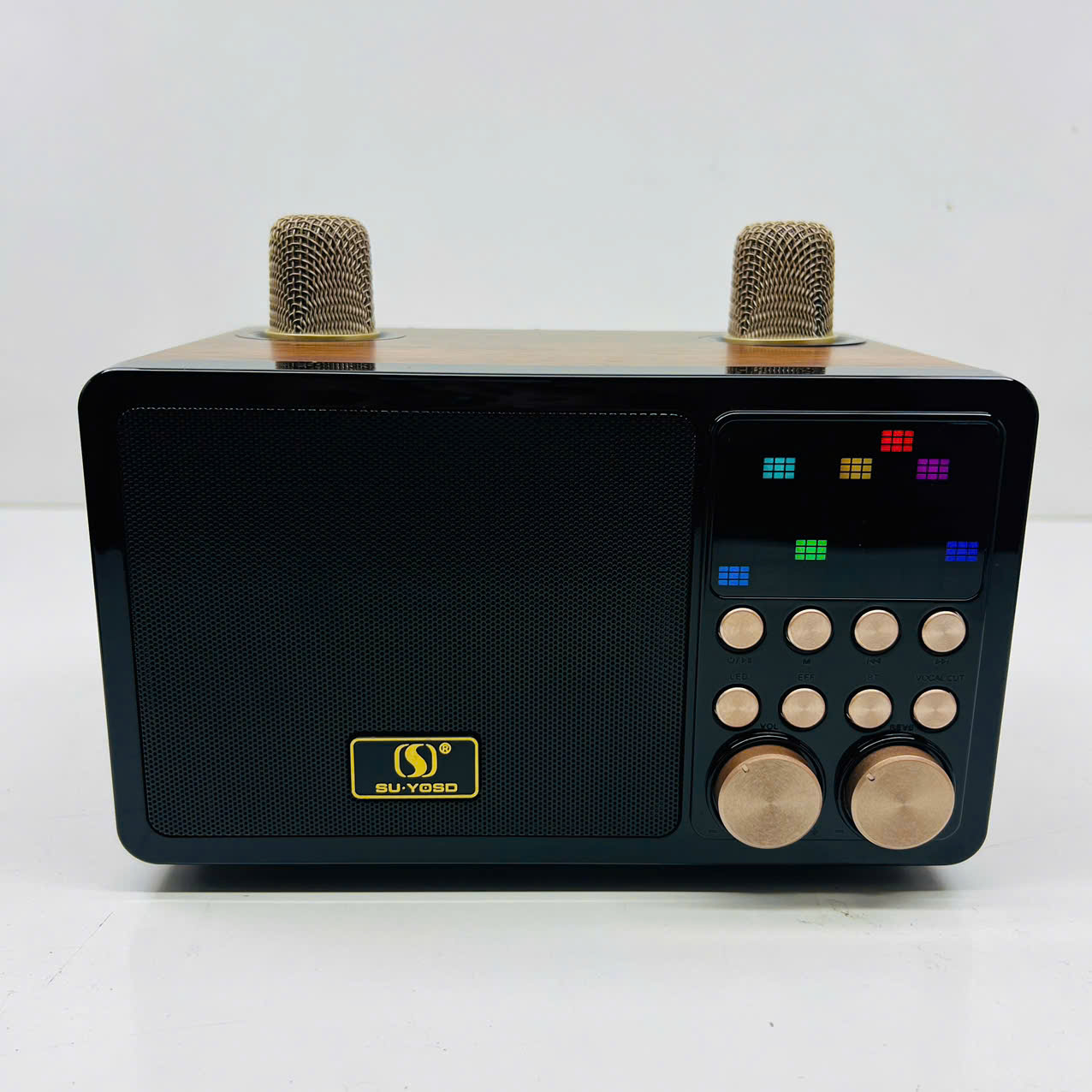 Loa Karaoke Bluetooth kèm 2 Micro hát YOSD Ys-A313