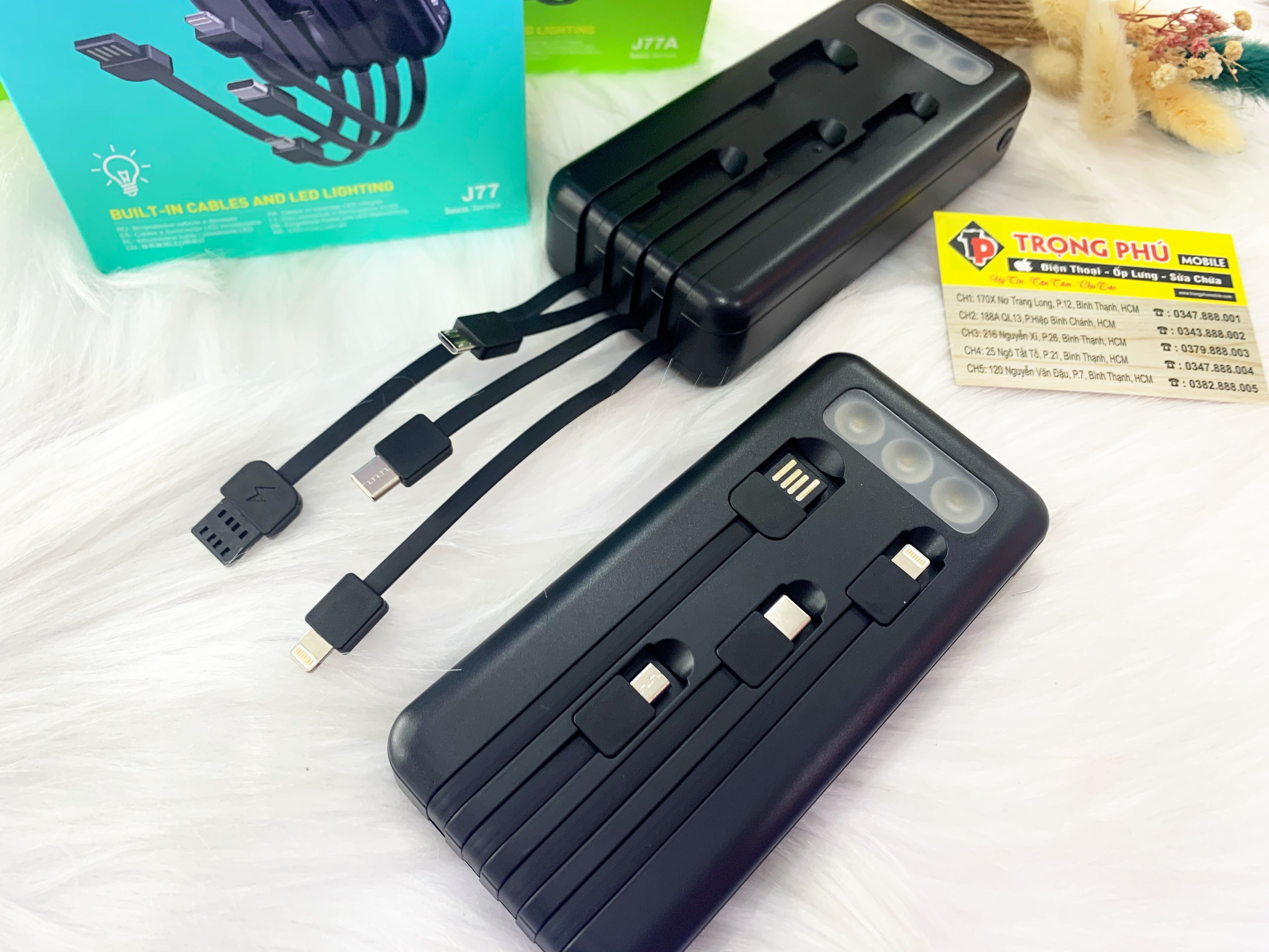 Sạc dự phòng Hoco j77a 20.000mah
