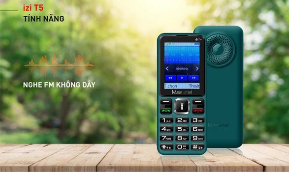 Điện thoại Masstel izi T5 Plus 4G - Sóng 4G chuẩn