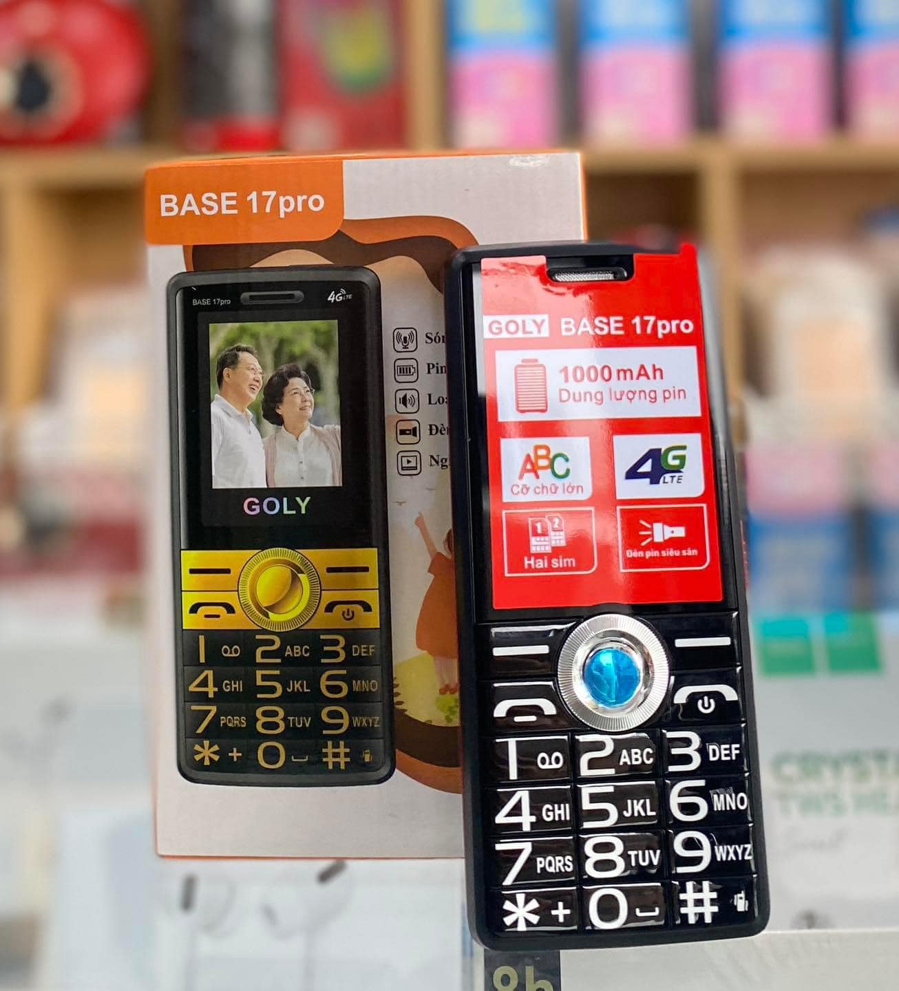 Điện thoại Goly Base 17 Pro - Sóng 4G chuẩn