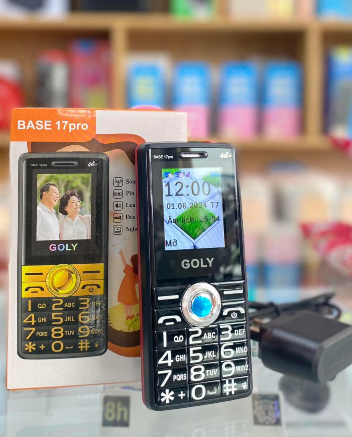 Điện thoại Goly Base 17 Pro - Sóng 4G chuẩn