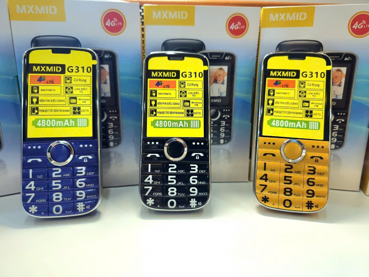 Điện thoại MXMID G310 4G Bao cắt sóng - Sóng 4G chuẩn