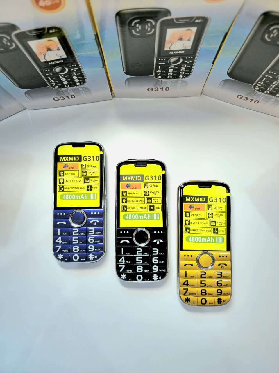 Điện thoại MXMID G310 4G Bao cắt sóng - Sóng 4G chuẩn