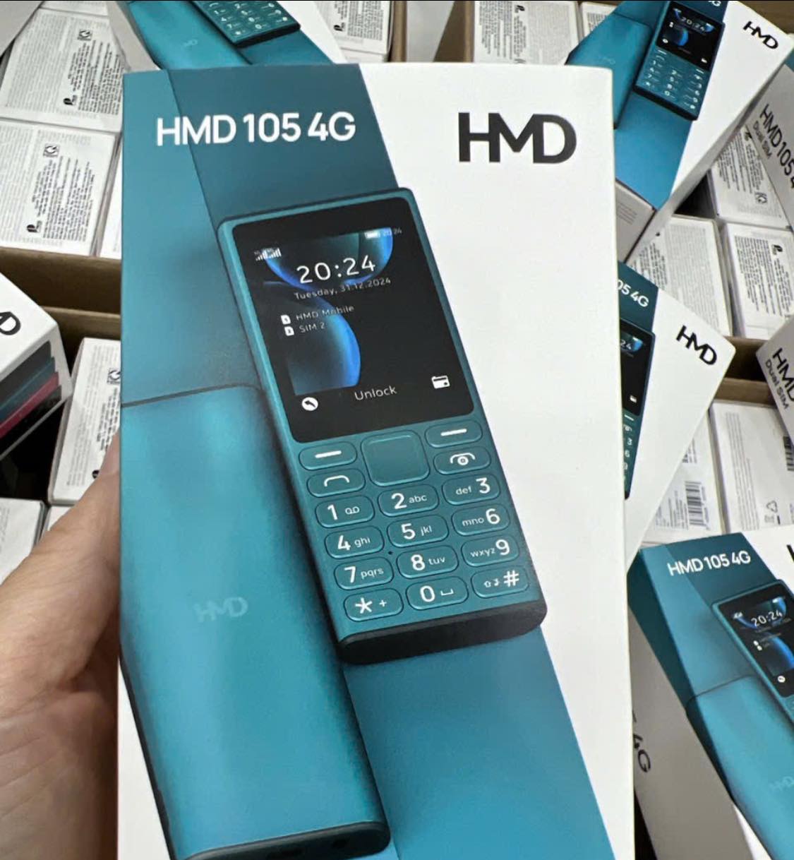 Điện thoại Nokia HMD 105 4G mới Chính hãng - Sóng 4G chuẩn