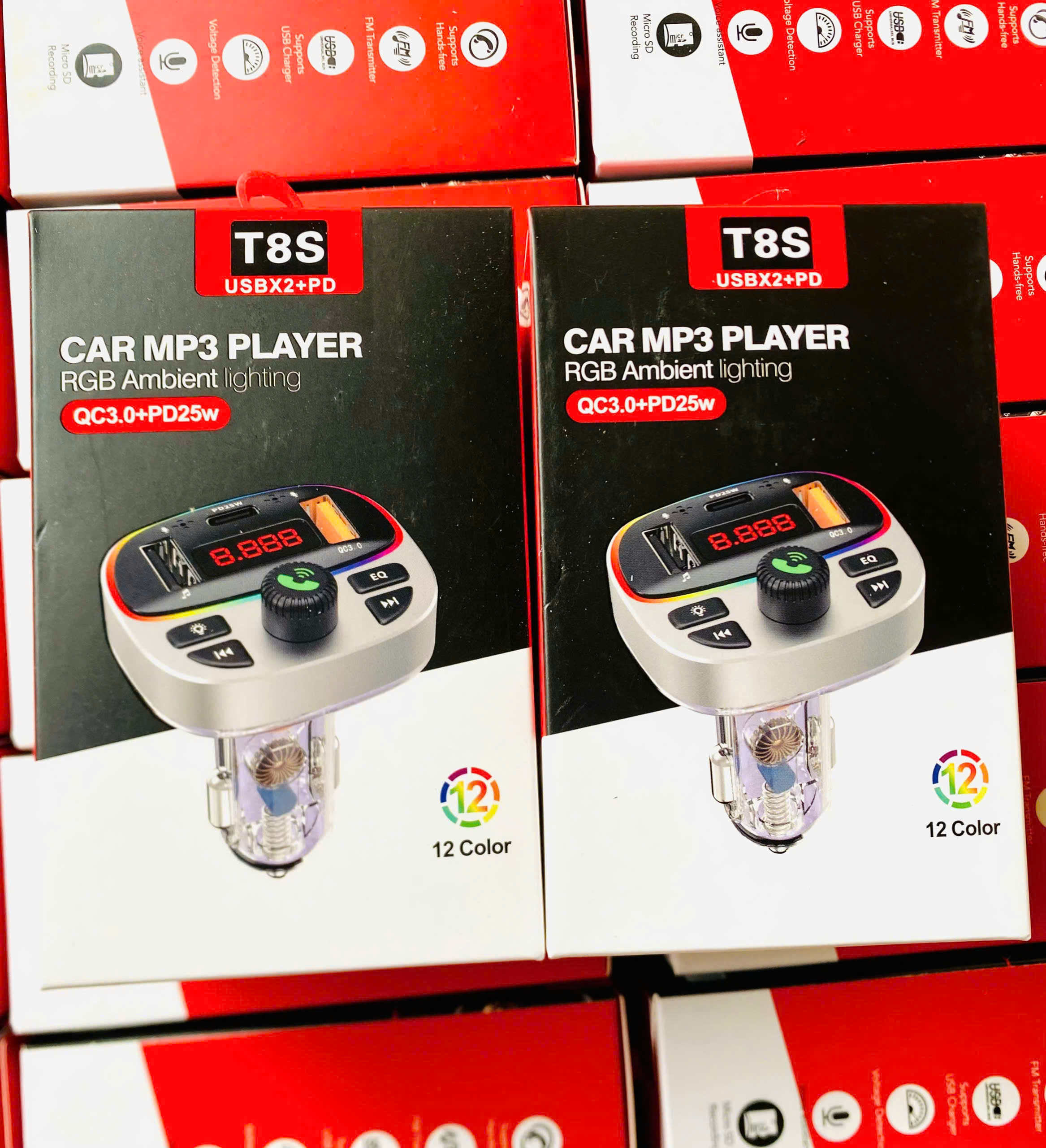 Tẩu sạc ô tô bluetooth T8s