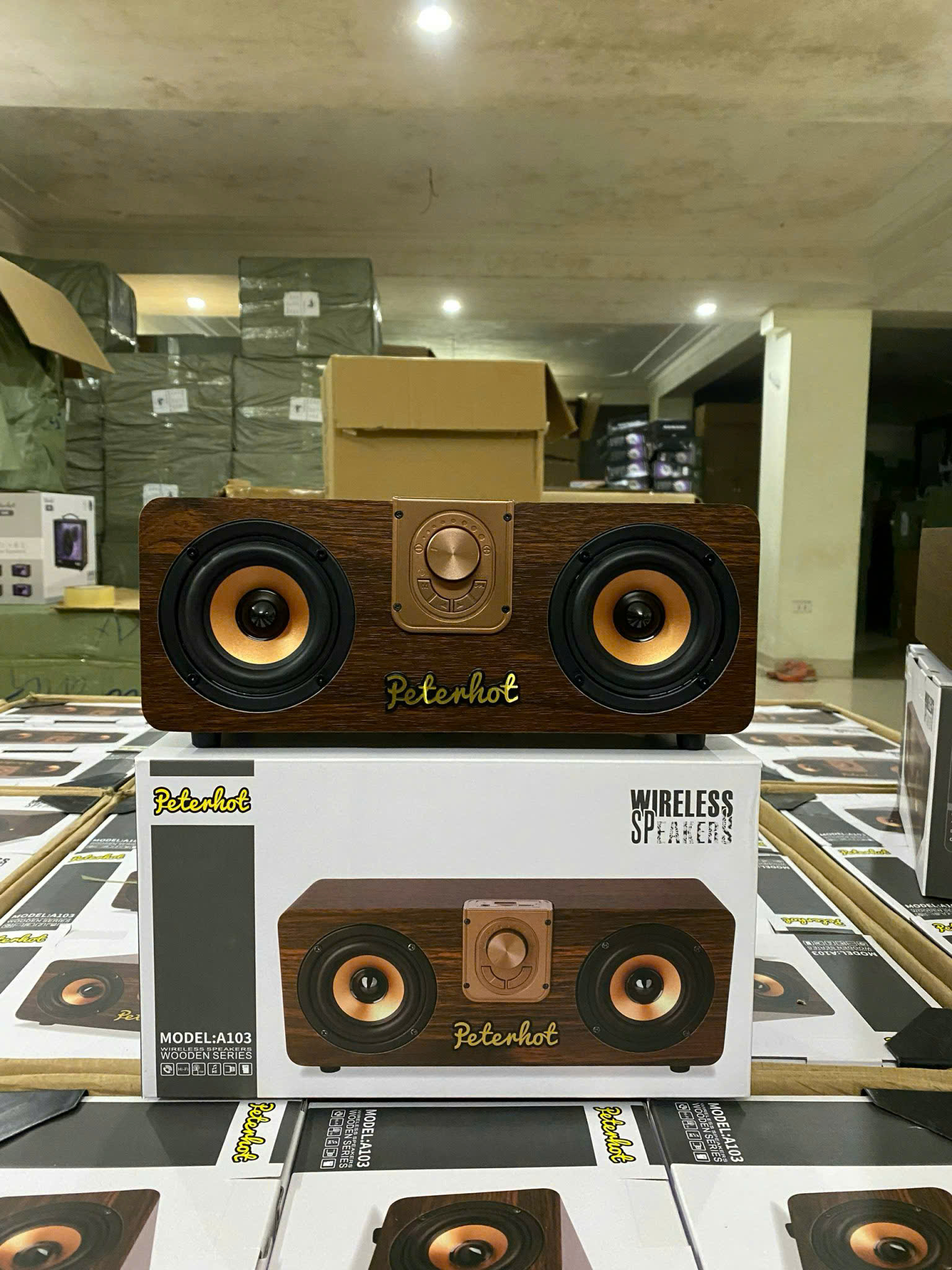 Loa Bluetooth Gỗ Peterhot A103