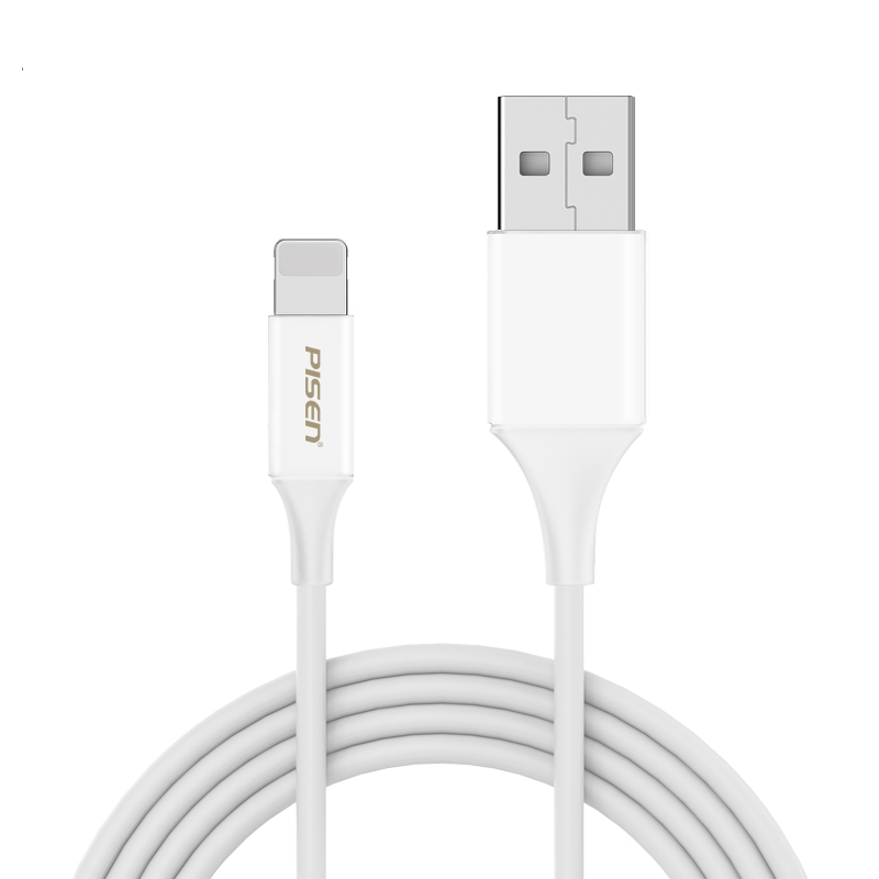 Cáp sạc Usb-Lighting Pisen AL05 Mr white 1m