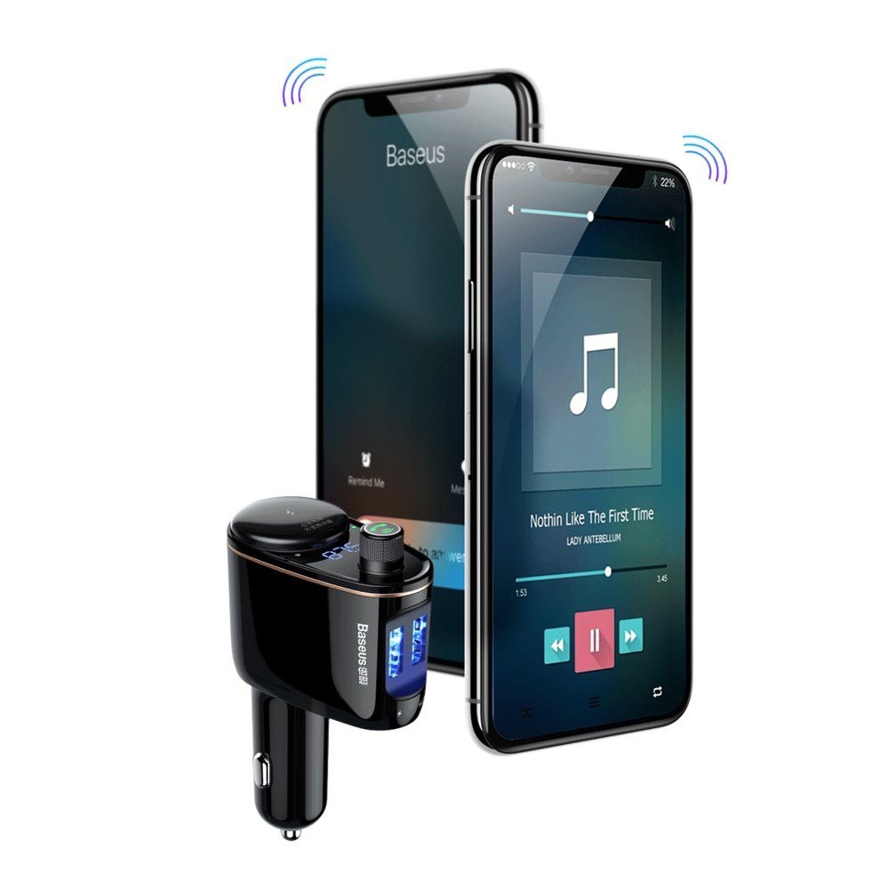 Tẩu Sạc ô tô Baseus Locomotive Bluetooth MP3