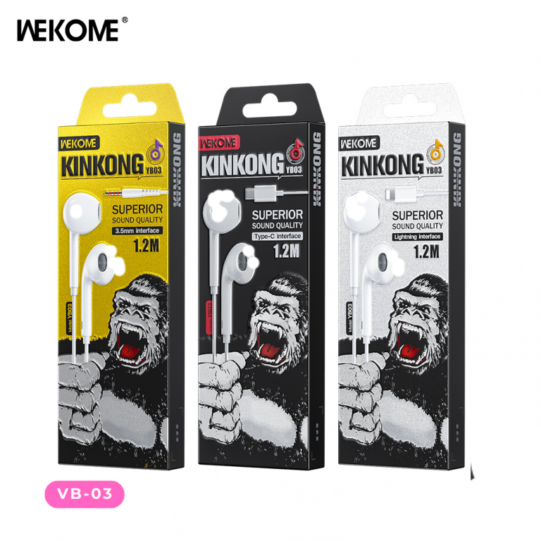 Tai nghe dây đầu tròn Wekome YB03 3.5