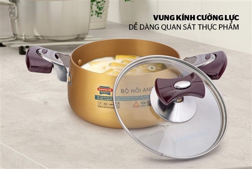Bộ nồi ANOD SUNHOUSE SH6634