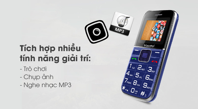 Điện thoại MASSTEL FAMI 12 mới fullbox người già