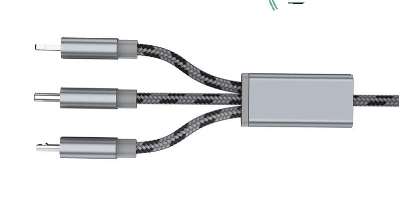 Cáp sạc 3 đầu borofone bx24 chính hãng