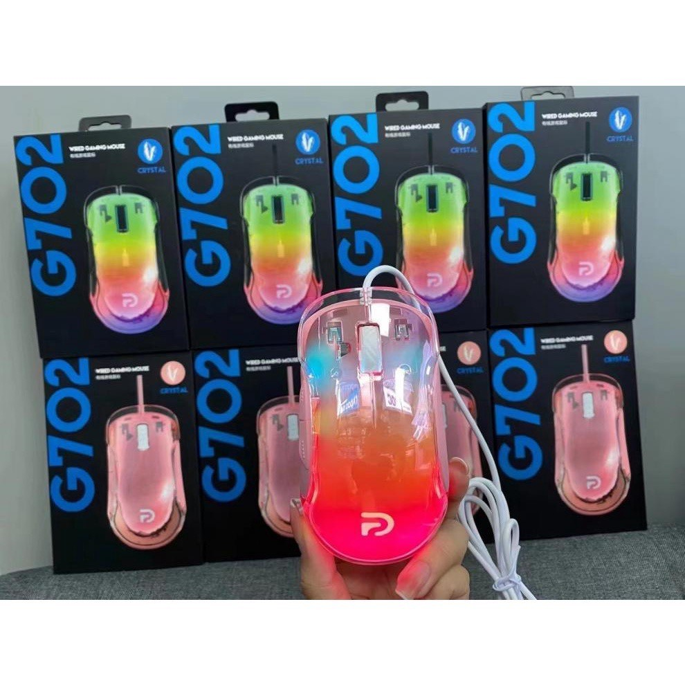 Chuột máy tính có dây trong suốt Logitech G702
