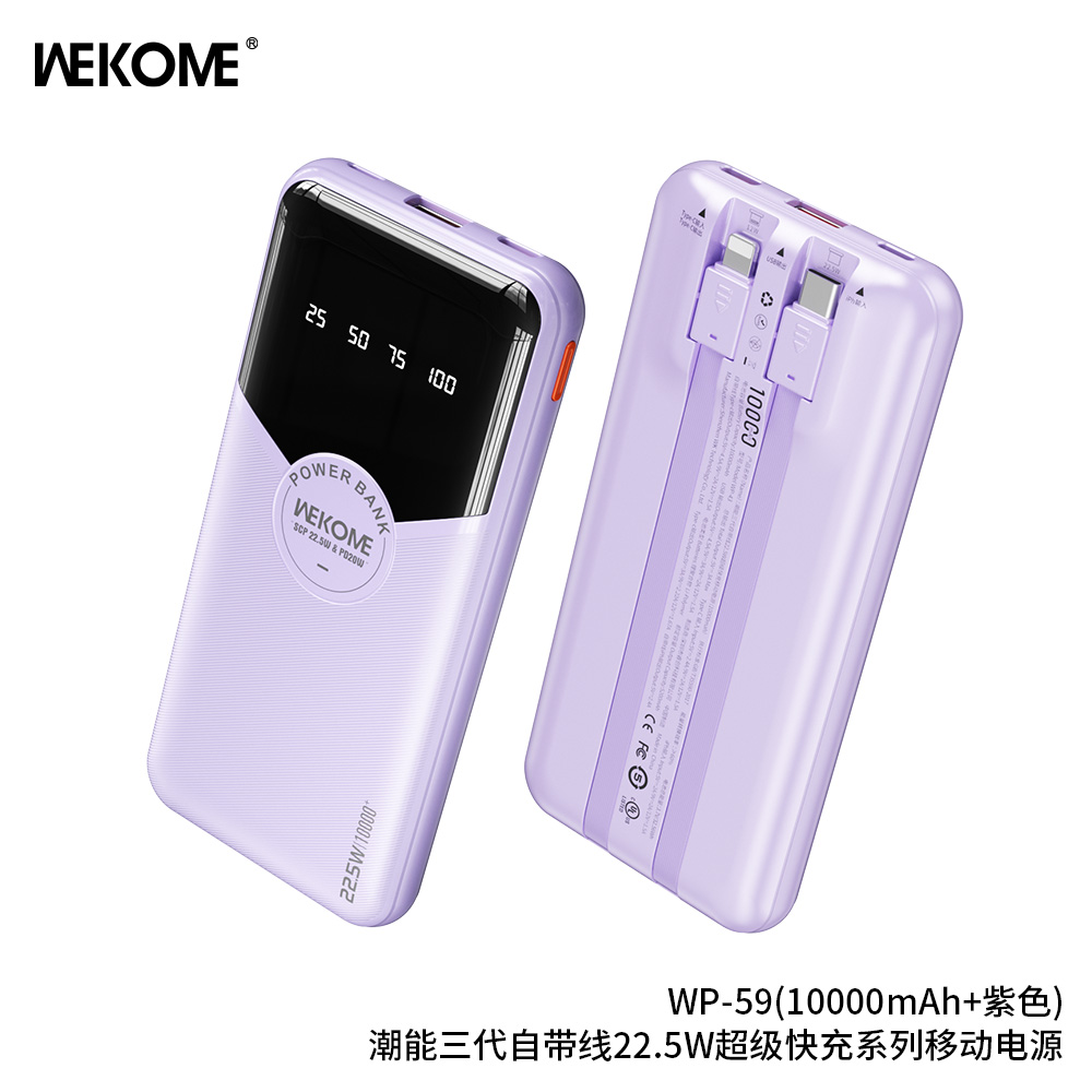 Sạc dự phòng Wekome WP-59 10.000mah 22.5w