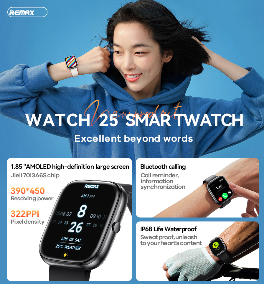 Đồng Hồ Thông Minh Remax Watch 25