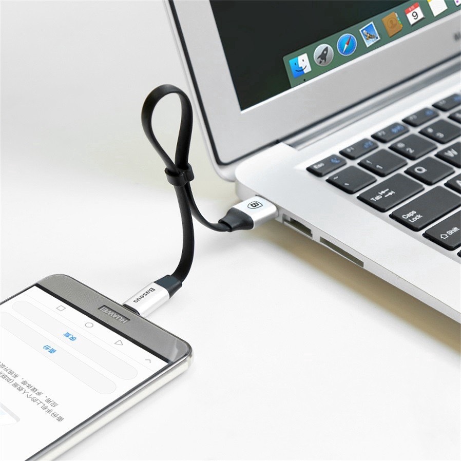 Cáp sạc Usb-TypeC ngắn TypeC 23cm Baseus 40W