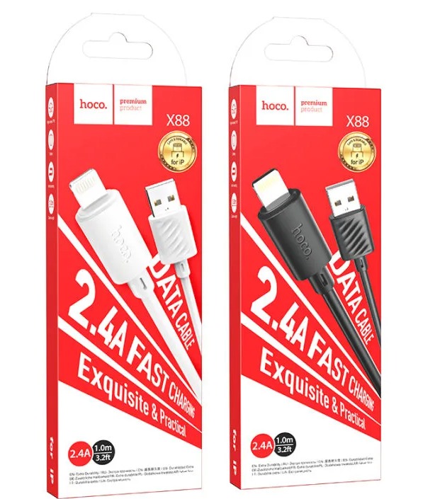 Cáp sạc Usb-Lighting nhanh HOCO X88