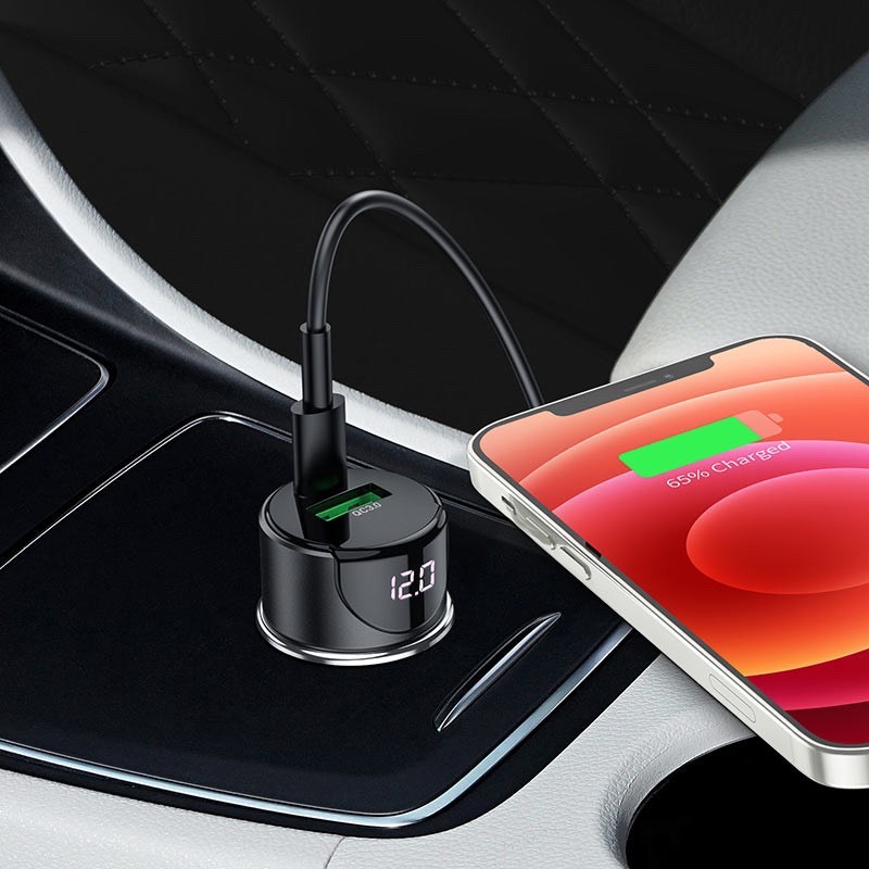 Tẩu sạc ô tô Xe hơi Hoco Z42 3.0 20w