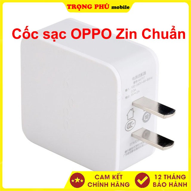 Cốc sạc USB Oppo 2A Chuẩn 70k