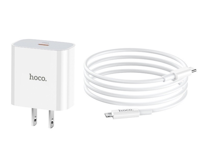 Bộ sạc TypeC-Lighting Hoco c76 20w