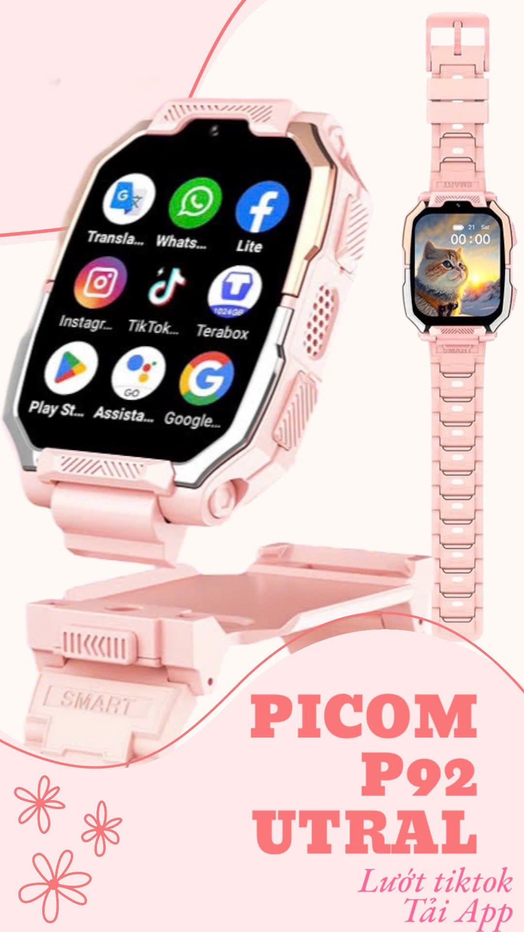 Đồng hồ định vị trẻ em Picom P92 Utral