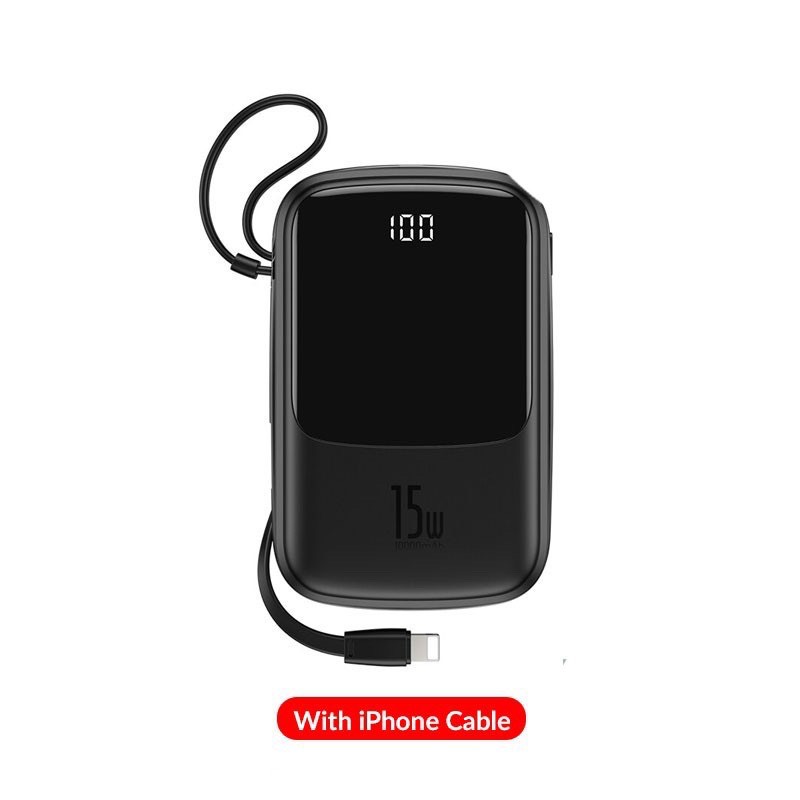 Sạc dự phòng Baseus Qpow 15W 3A 10000mAh