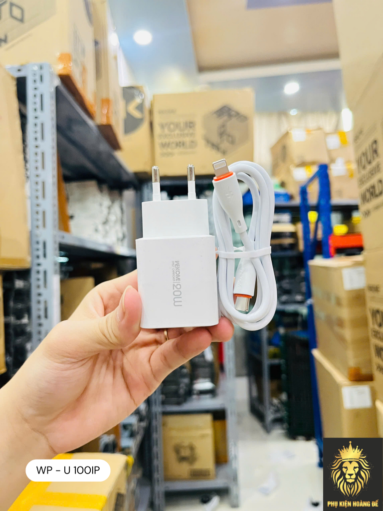 Bộ sạc TypeC-Lighting Wekome U100