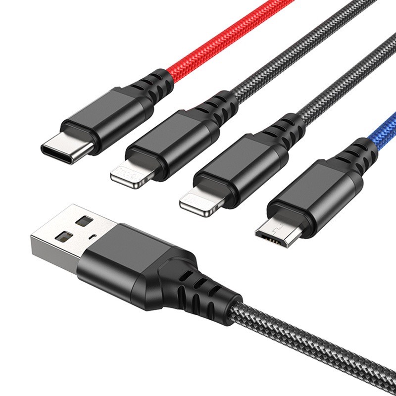 Cáp sạc 4 đầu Hoco X76