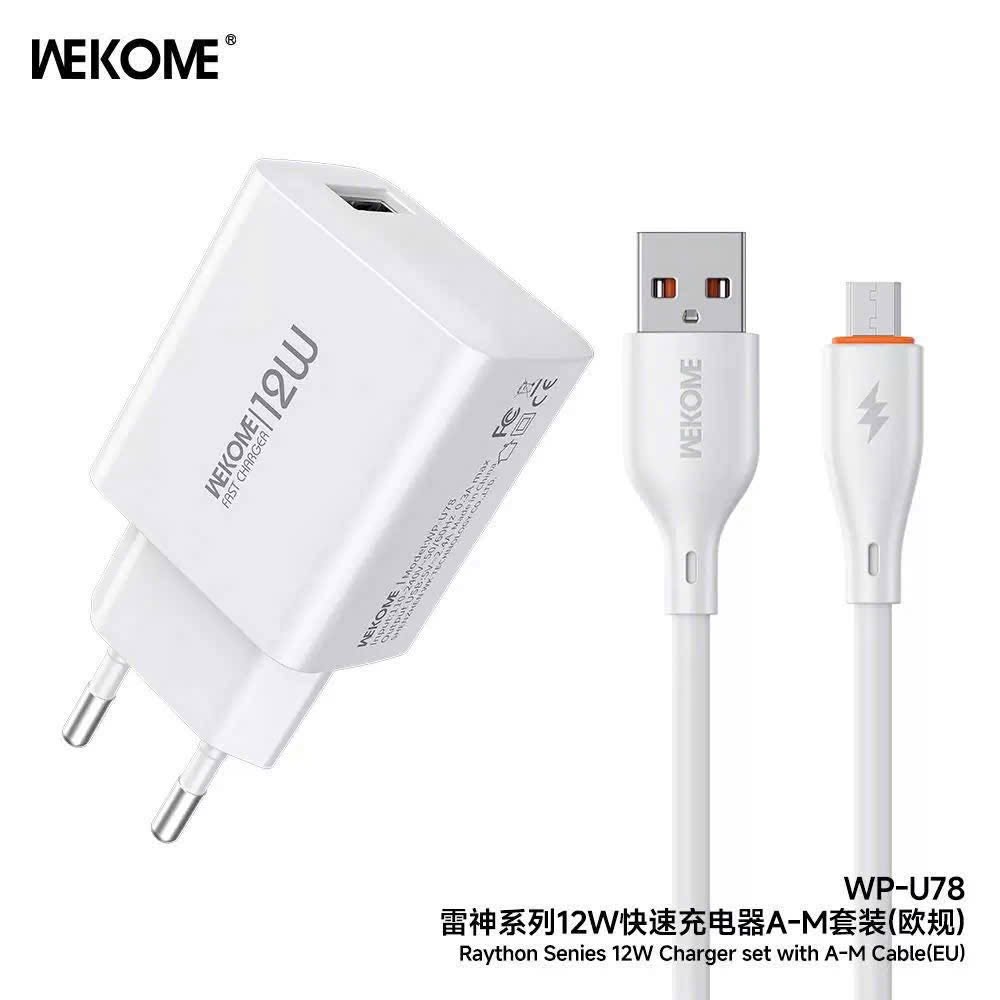 Bộ sạc Usb-Micro Wekome WP-U78 12w