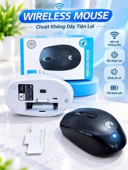 CHUỘT MÁY TÍNH KHÔNG DÂY MOS-W117