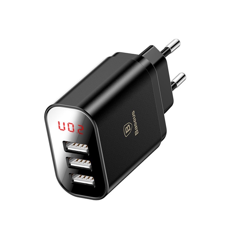 Cốc sạc 3 cổng Baseus Mirror Lake Intelligent 3USB 3.4A