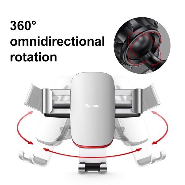 Kệ ô tô đỡ điện thoại Baseus Metal Age Gravity