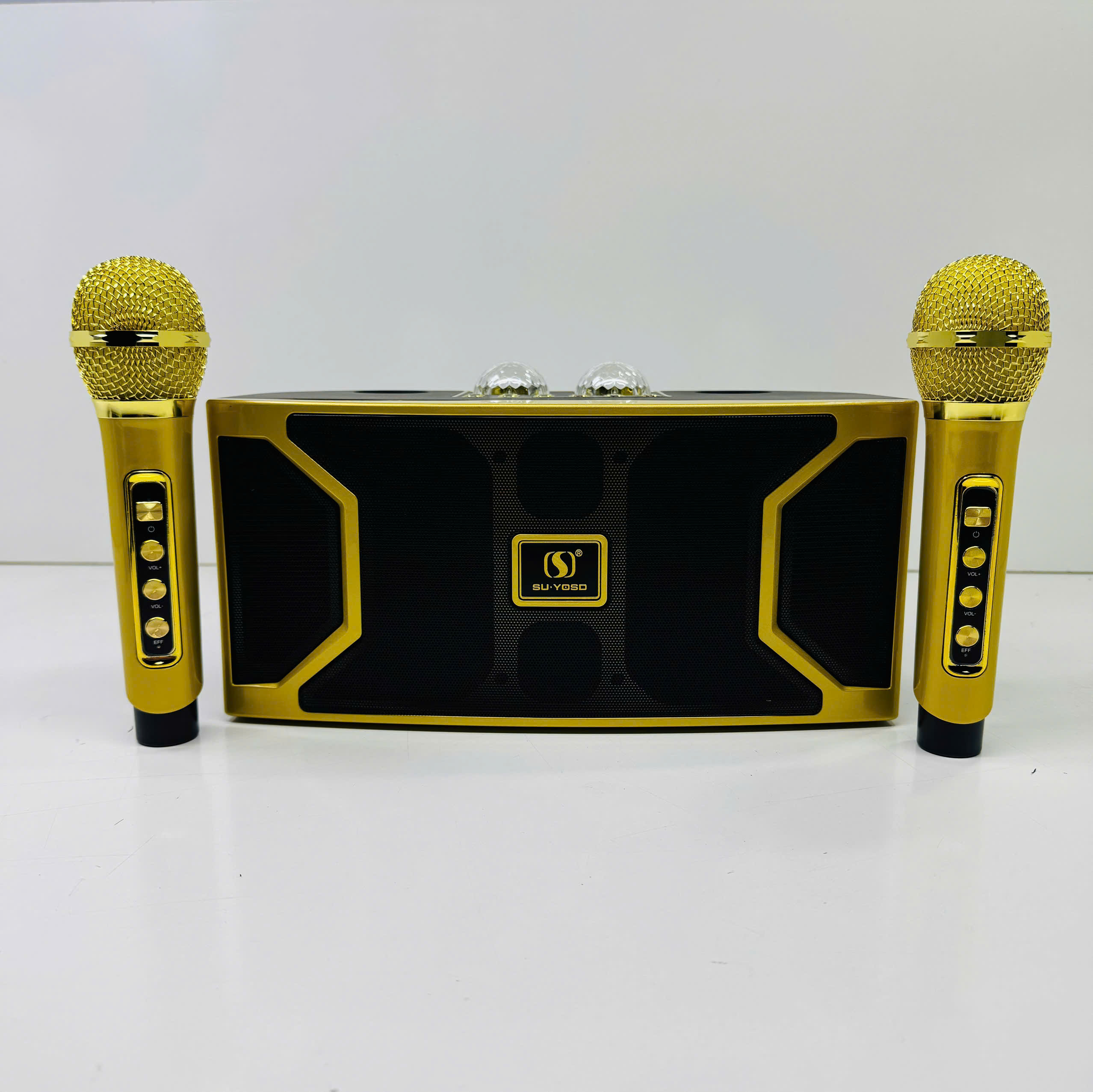 Loa Karaoke Bluetooth kèm 2 Micro hát YOSD Ys-A211