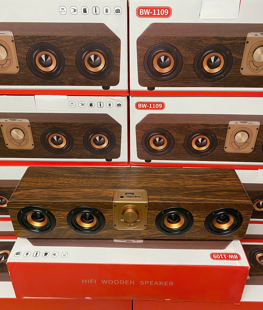 Loa Bluetooth Gỗ Peterhot BW-  1109  4 loa