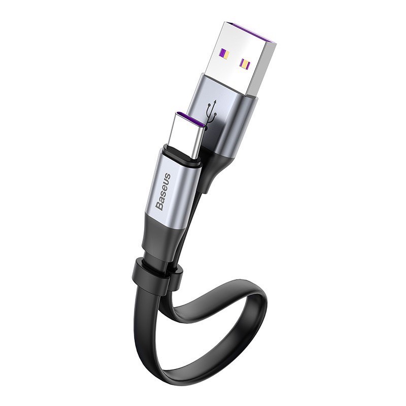Cáp sạc Usb-TypeC ngắn TypeC 23cm Baseus 40W