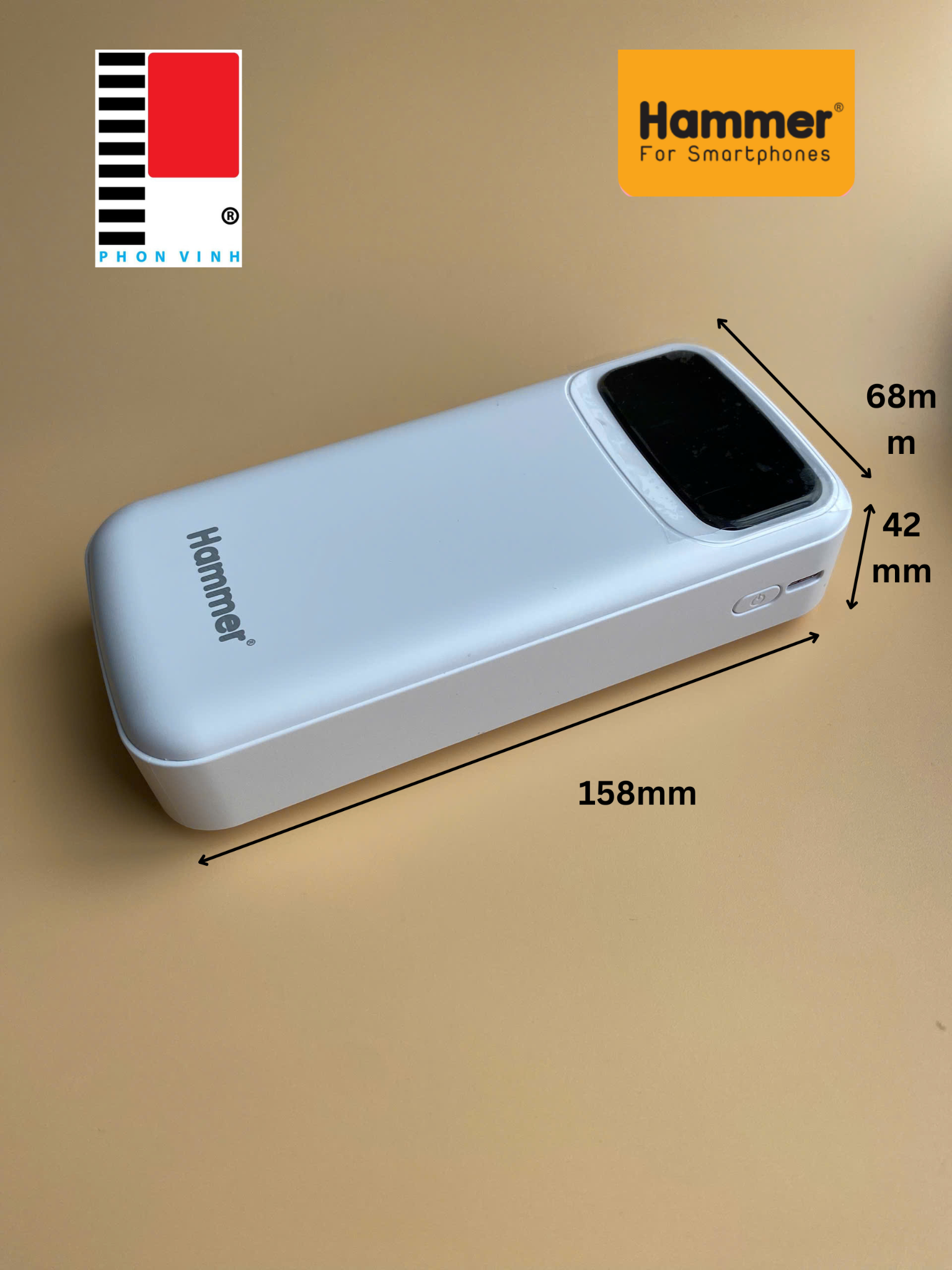 Sạc dự phòng Hammer H-PC02 20.000