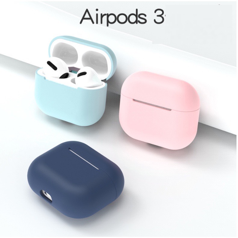 Ốp, Bao đựng Airpod 3 silicon màu