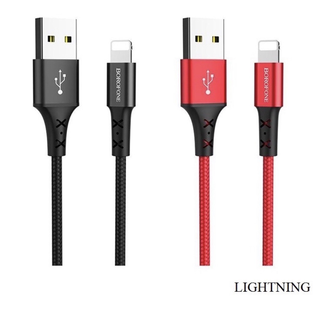 Cáp sạc Usb-Lighting borofone bx20
