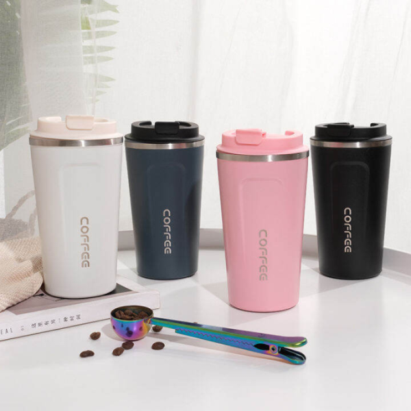 Ly nước Giữ Nhiệt Inox Coffee 510ml Nắp Chống Đổ