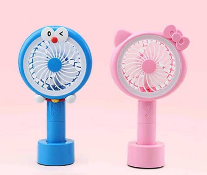 Quạt Cầm Tay hello Kitty