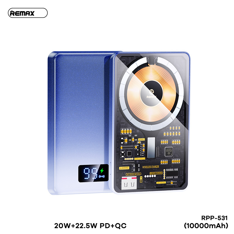 Sạc dự phòng nhanh 22.5W Remax RPP-531