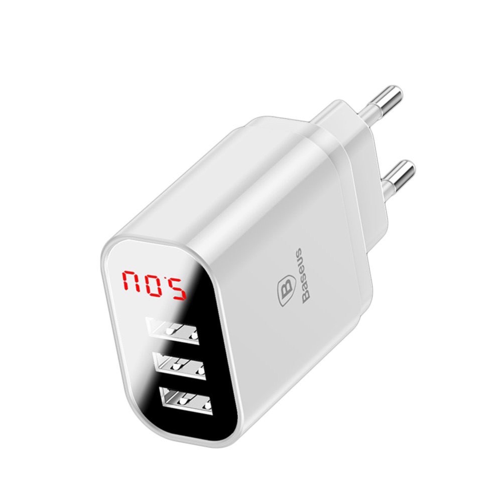 Cốc sạc 3 cổng Baseus Mirror Lake Intelligent 3USB 3.4A
