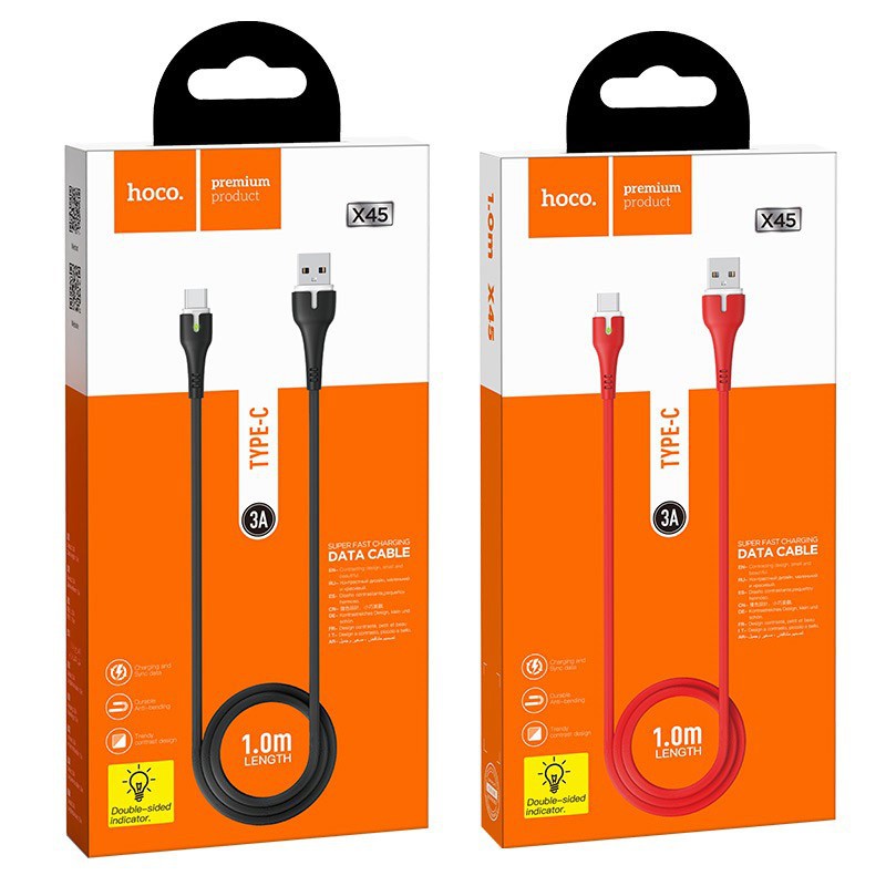Cáp sạc Usb-Lighting Hoco X45 2.4A