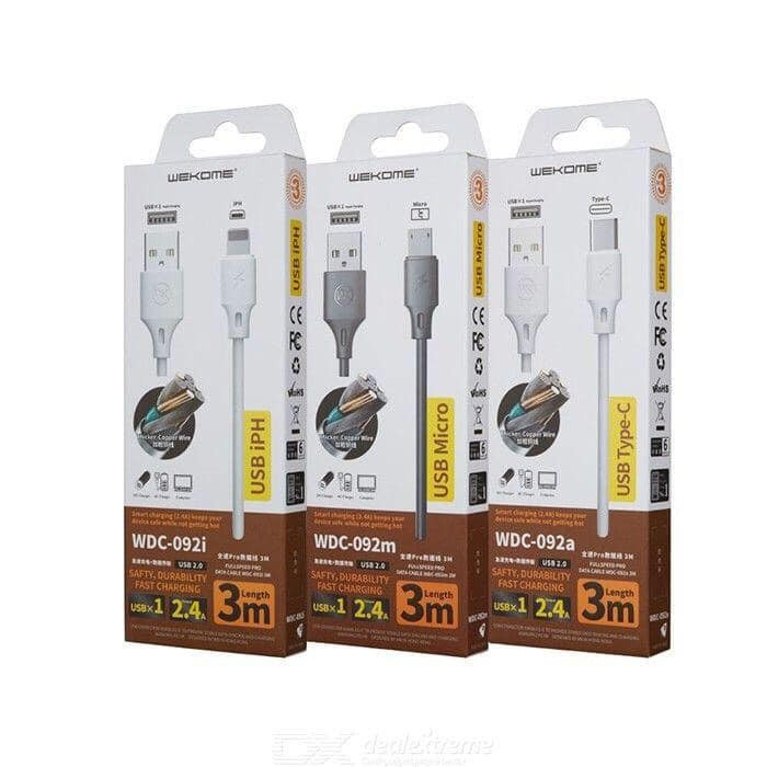 Cáp sạc Usb-Lighting Wekome WDC 128i