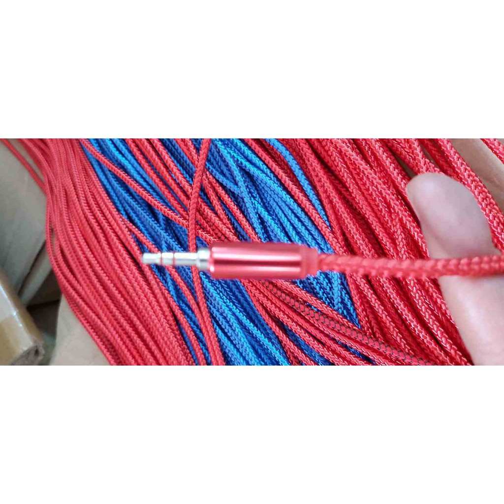Cáp loa 2 đầu 3.5 dây dù tốt 1.5m