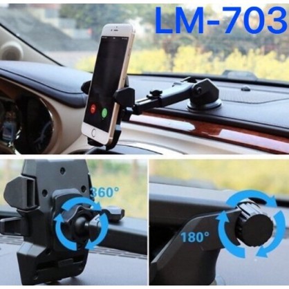 Kệ ô tô đỡ điện thoại LM-703 dài đẹp longneck