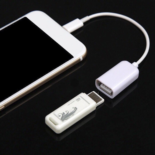 Cáp OTG cổng Lighting sang USB