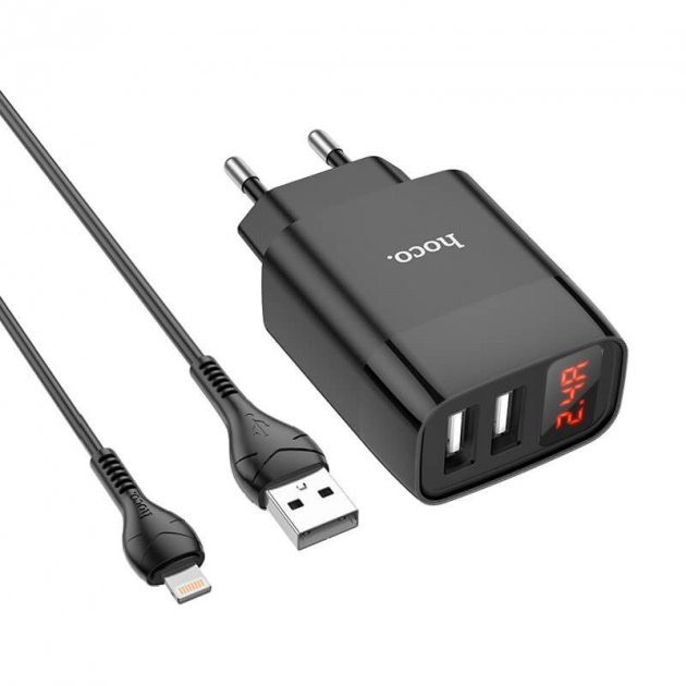 Bộ sạc Usb-Lighting Hoco C86 nhanh