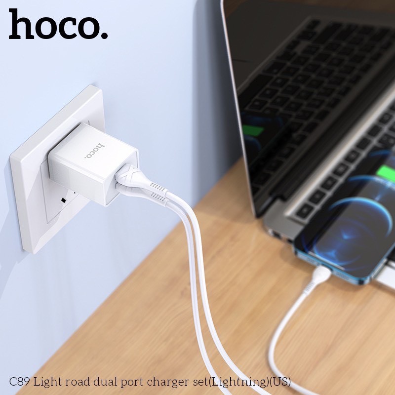 Bộ sạc Usb-Lighting Hoco C89 nhanh